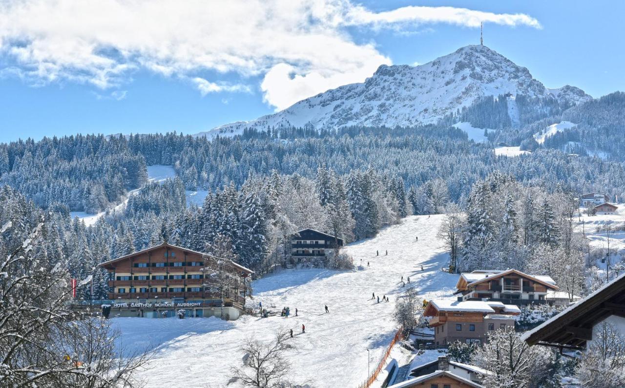 Hotel-Gasthof Zur Schoenen Aussicht St. Johann in Tirol Kültér fotó
