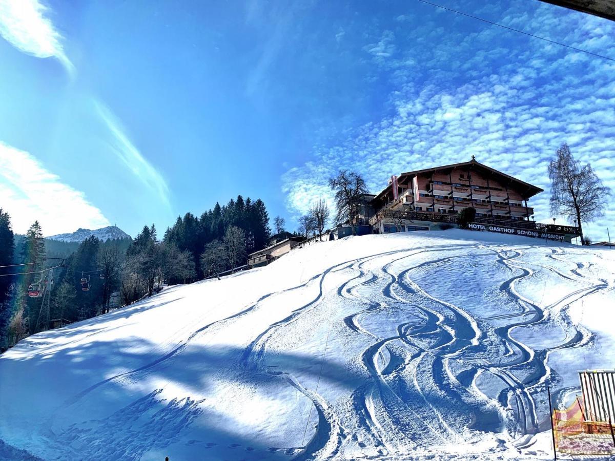 Hotel-Gasthof Zur Schoenen Aussicht St. Johann in Tirol Kültér fotó